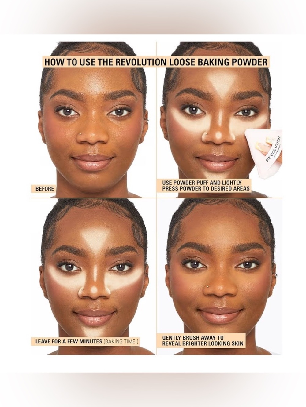 Revolution Banana Deep Setting Powder - Picture 7 of 7